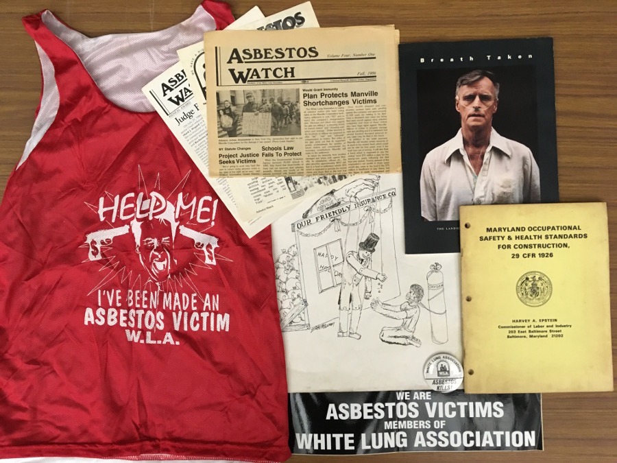photo of White Lung Association artifacts