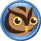 icon of an owl's face