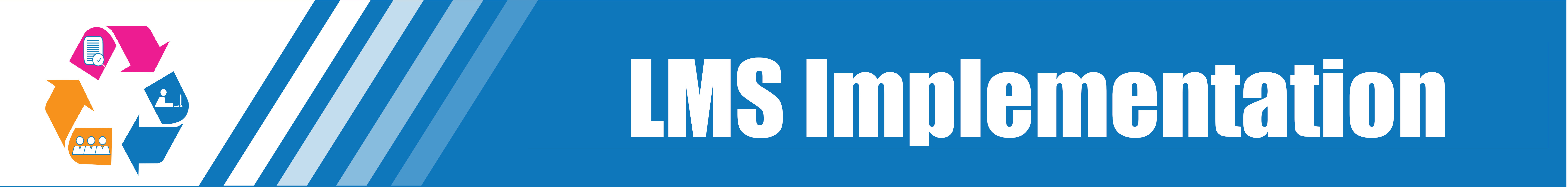 LMS review banner with recycling icon - LMS Review Project Status